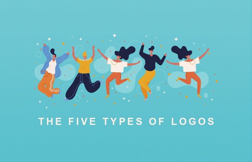 The five types of logos banner