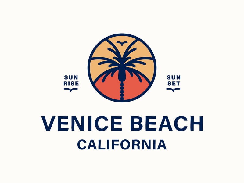 venice beach california logo