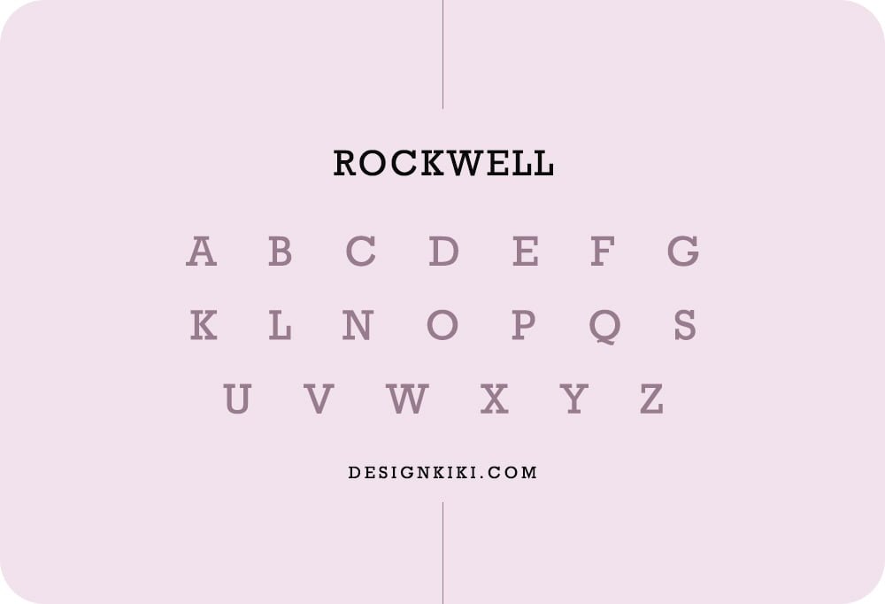 rockwell font
