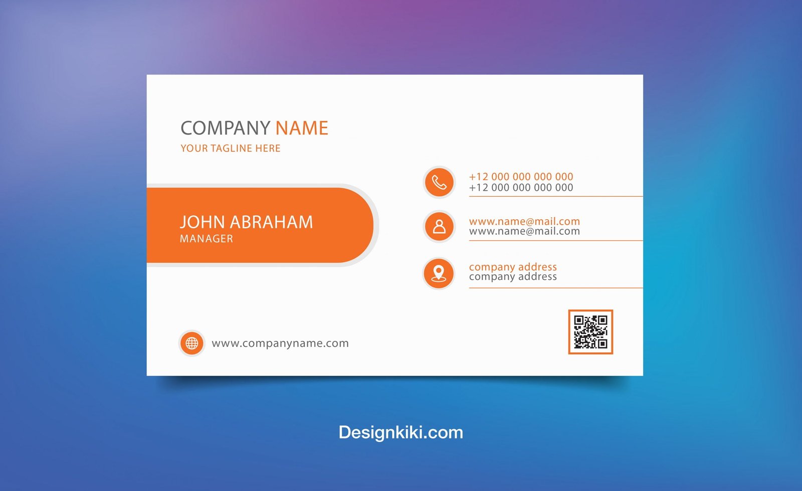 sample business card design