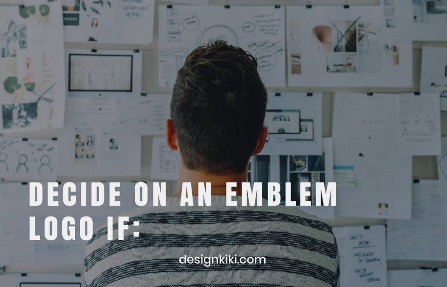 criteria for an emblem logo