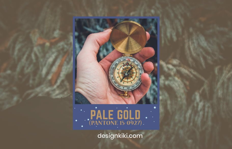 pantone pale gold