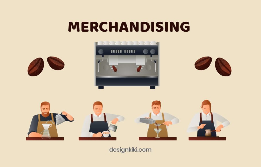 Merchandising for coffee shops