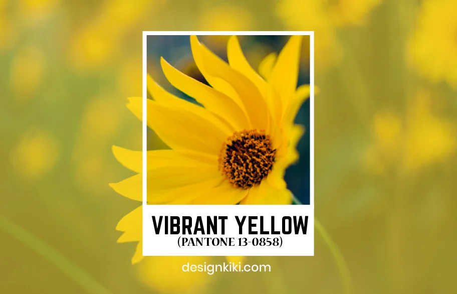 vibrant shade of yellow