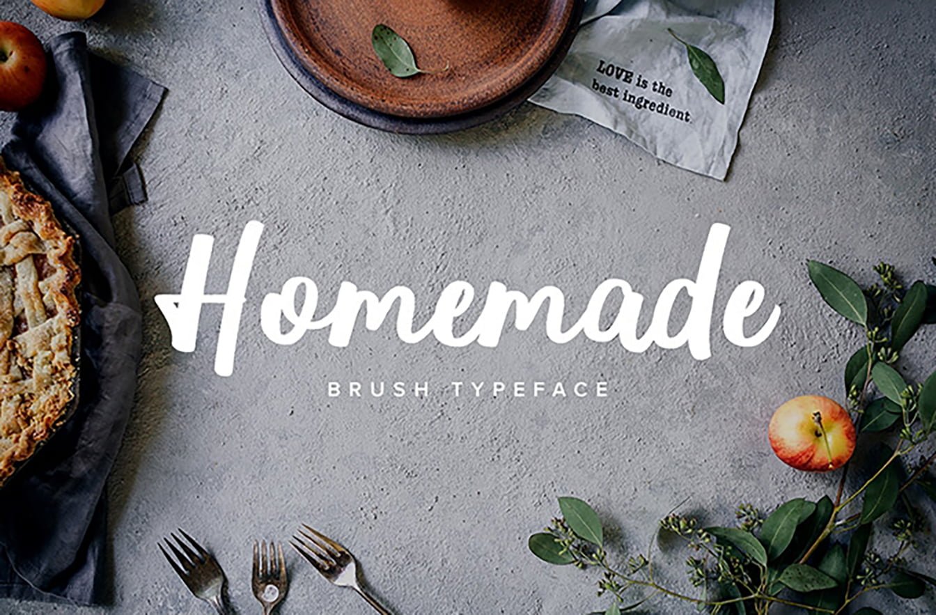 Homemade - Bold Handwritten Font