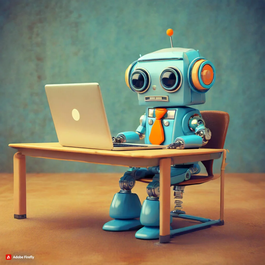 Cute robot prompt result