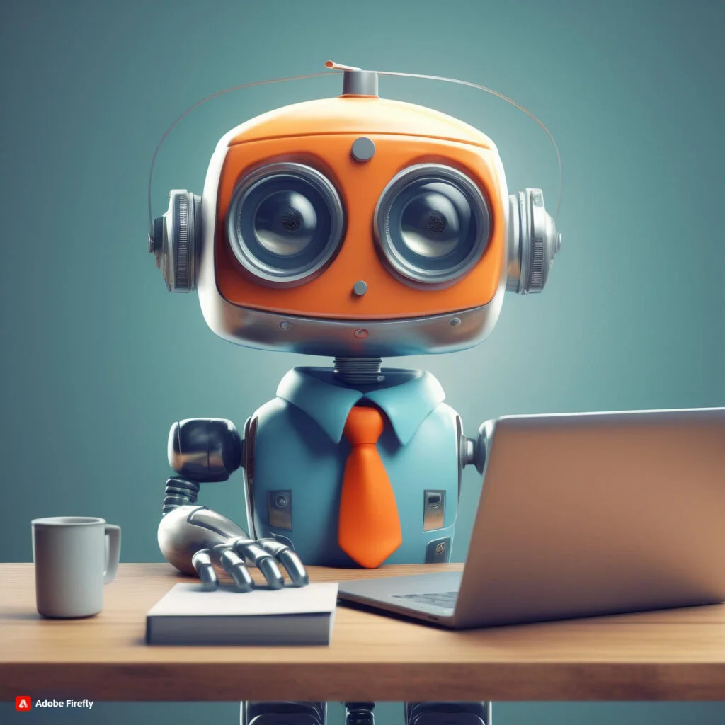 Cute robot prompt result