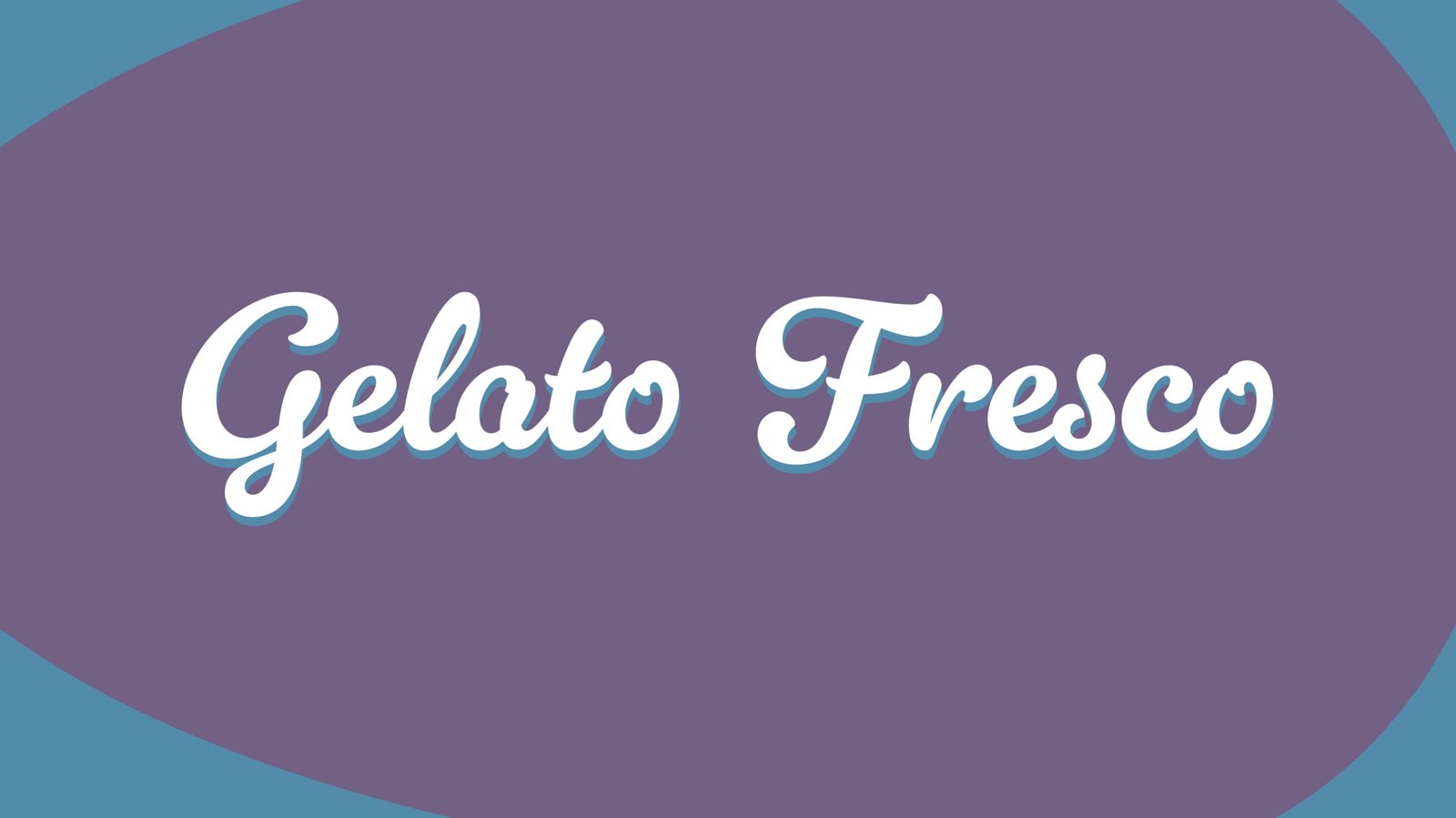Gelato Fresco - Bold Retro Script Font