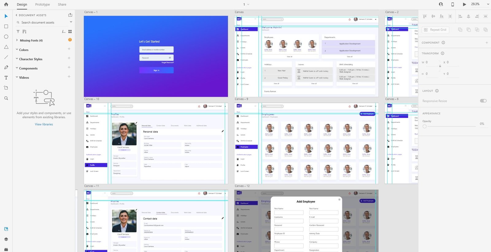 Features and capabilities of Adobe XD